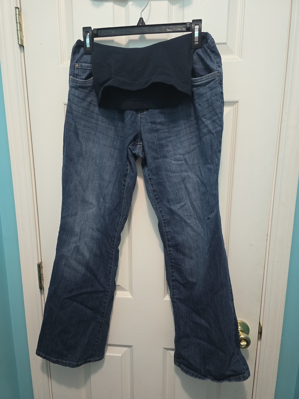 Destination Maternity Dark Blue Flare Jeans